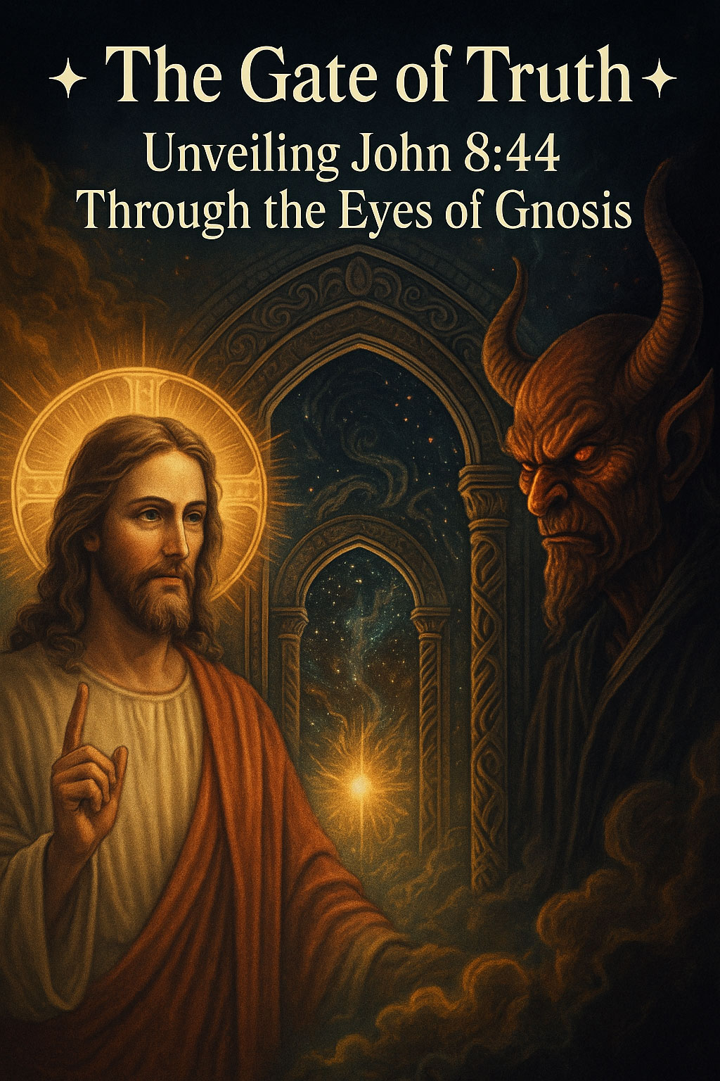 ✧ The Gate of Truth: Unveiling John 8:44 Through the Eyes of&nbsp;Gnosis